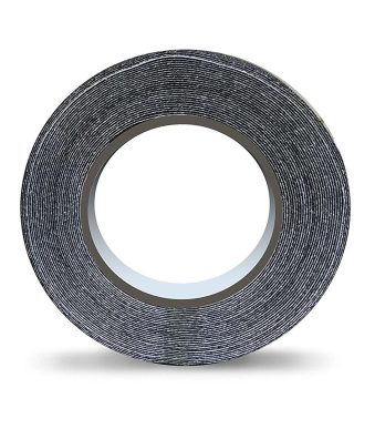 A roll of Warrior Anti Slip Tape 50MM Width 10 Meter Length Black AST-5010-BLK on a white background.